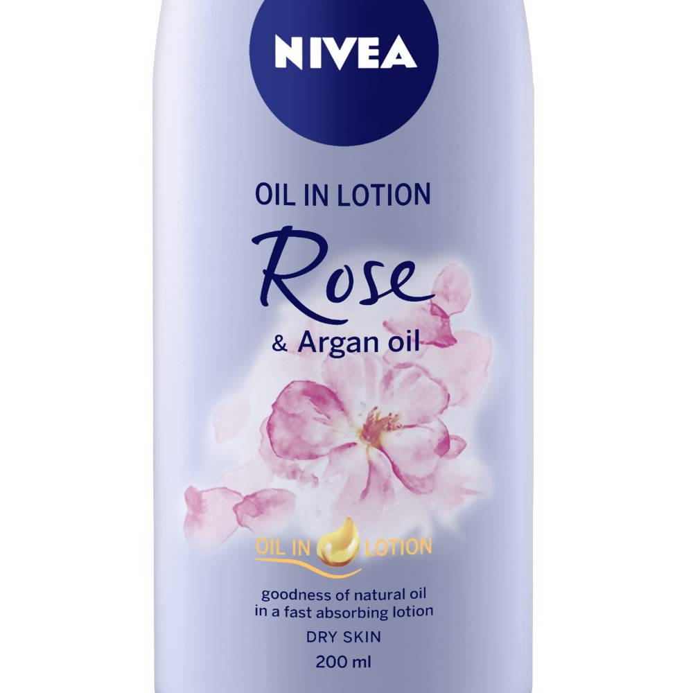 Nivea Oil in Lotion - Rose & Argan Oil | Grocsy