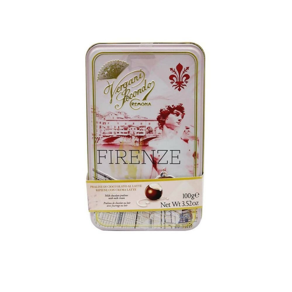 Ajfan Milk Chocolate Cream Pralines in Firenze Gift Tin | Grocsy