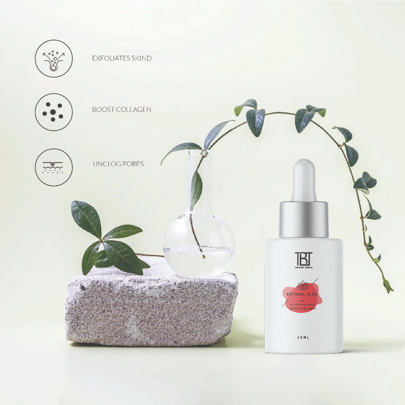 The Body Temple Retinol 0.6% Anti Ageing Night Face Serum | Grocsy