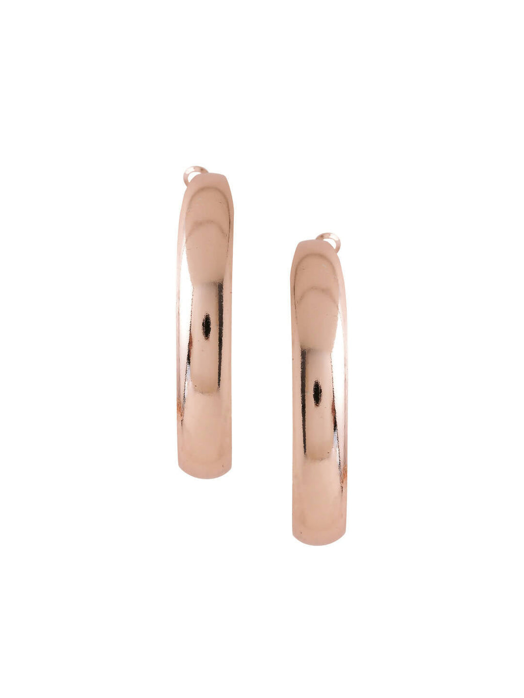 NVR Women Gold-Polished Hoop Earrings | Grocsy