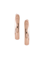 NVR Women Gold-Polished Hoop Earrings | Grocsy