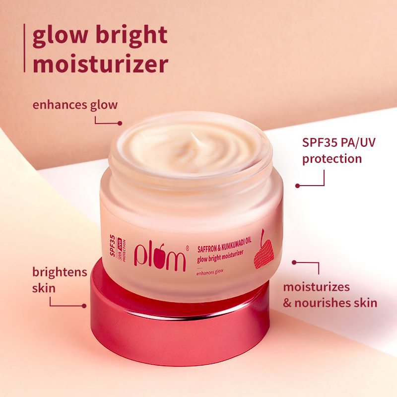 Plum CSMS Combo - Saffron Face Wash & Moisturizer & Niacinamide Face Serum & SPF Sunscreen | Grocsy