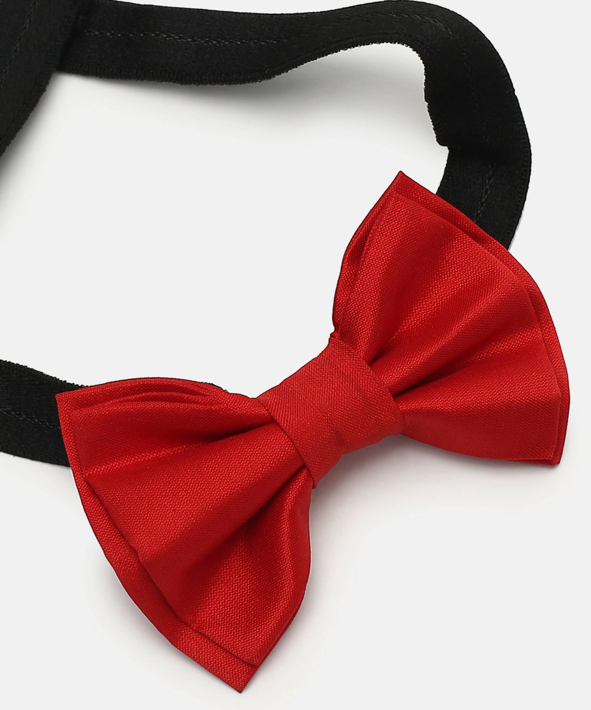 Manet Boys Solid Double Layer Bow - Red | Grocsy