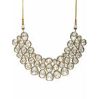 Maharani Layered Choker (Silver) - Ruby Raang | Grocsy