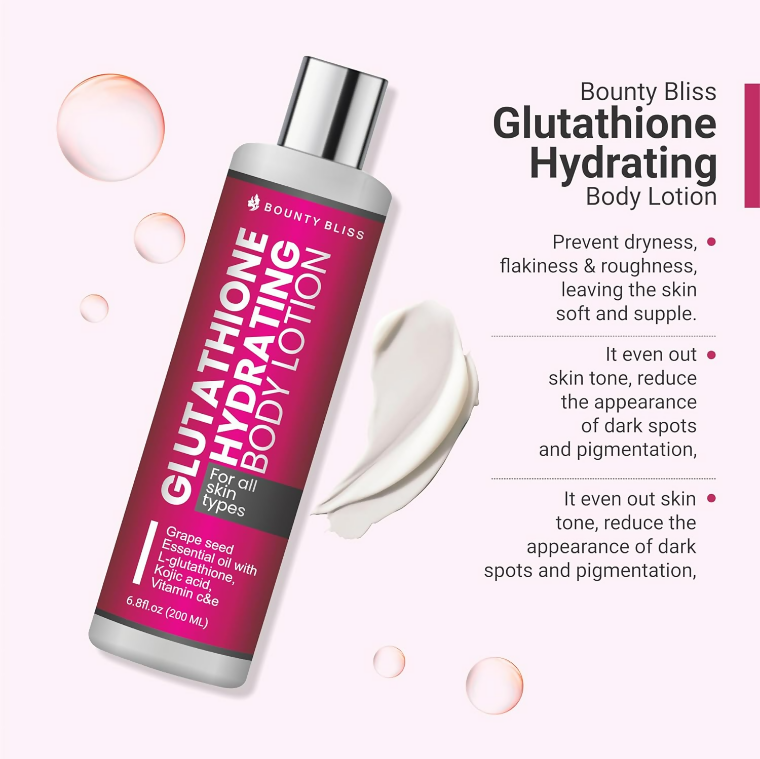 Bounty Bliss Glutathione Hydrating Body Lotion | Grocsy