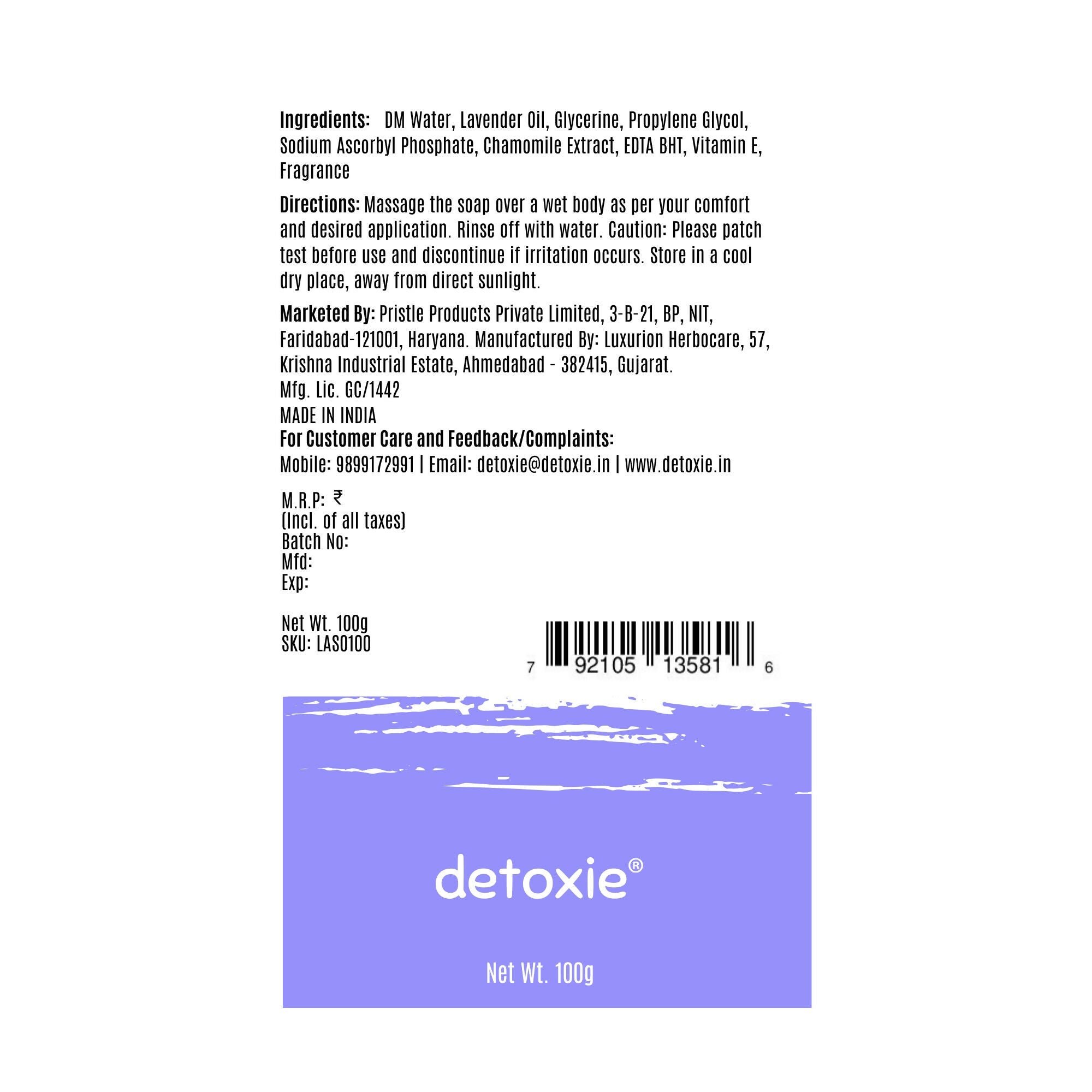 Detoxie Handmade Soaps Combo | Grocsy