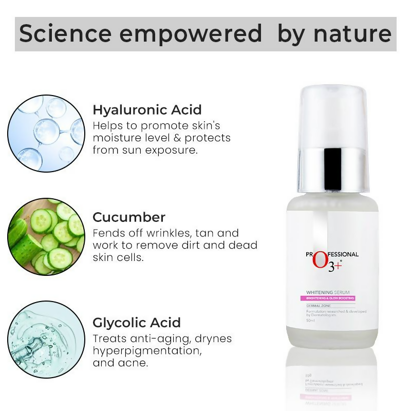 Professional O3+ Whitening Serum Brightening & Glow Boosting | Grocsy