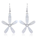 Trendoo Jewelry Gold-Polished Stylish Fancy Party Wear White Drops
