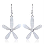 Trendoo Jewelry Gold-Polished Stylish Fancy Party Wear White Drops