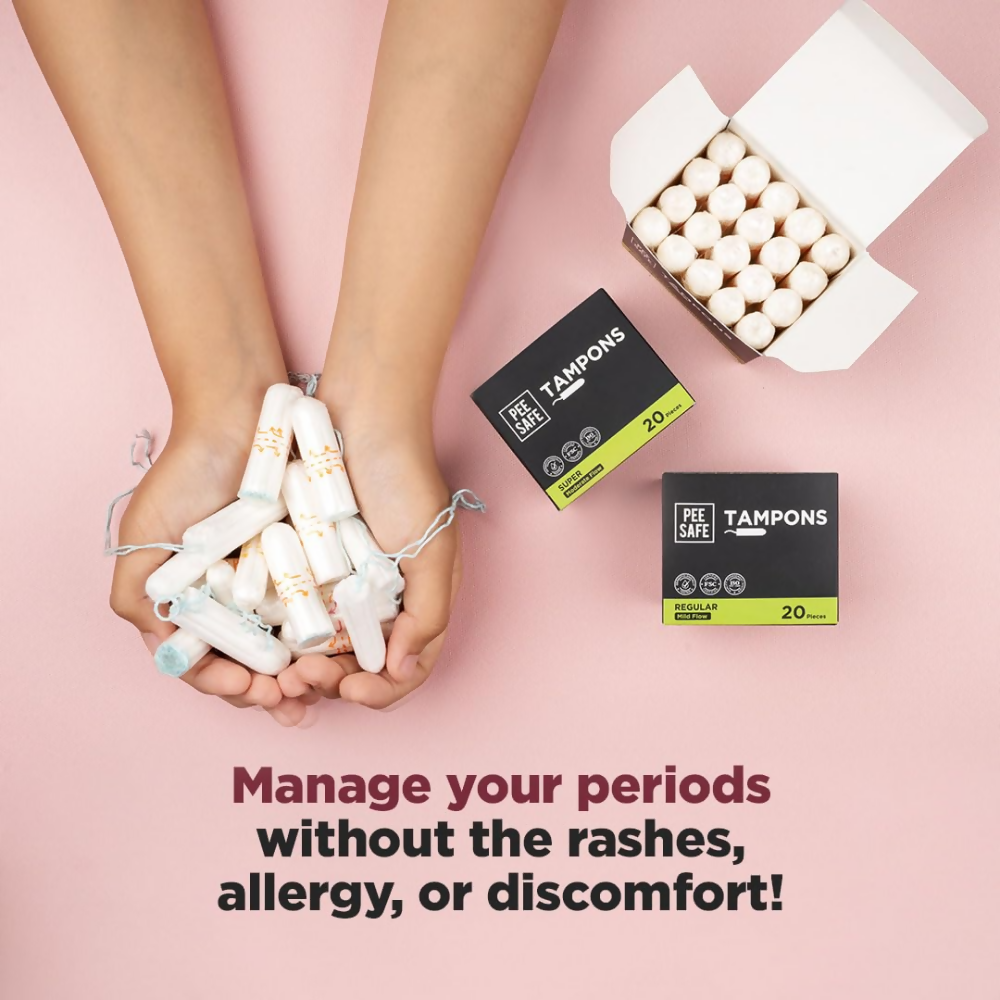Pee Safe Tampons For Periods | Grocsy