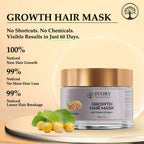 Ivory Natural Growth Hair Mask For Thicker Long And Healthier Hair | Grocsy