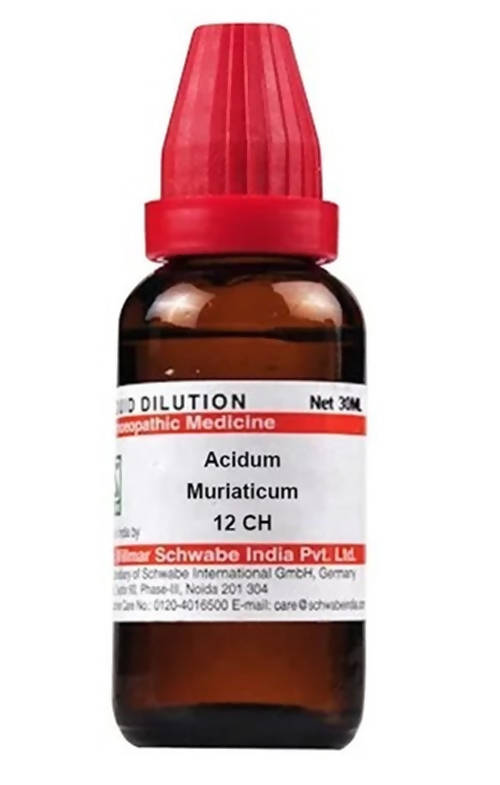 Dr. Willmar Schwabe India Acidum Muriaticum Dilution | Grocsy