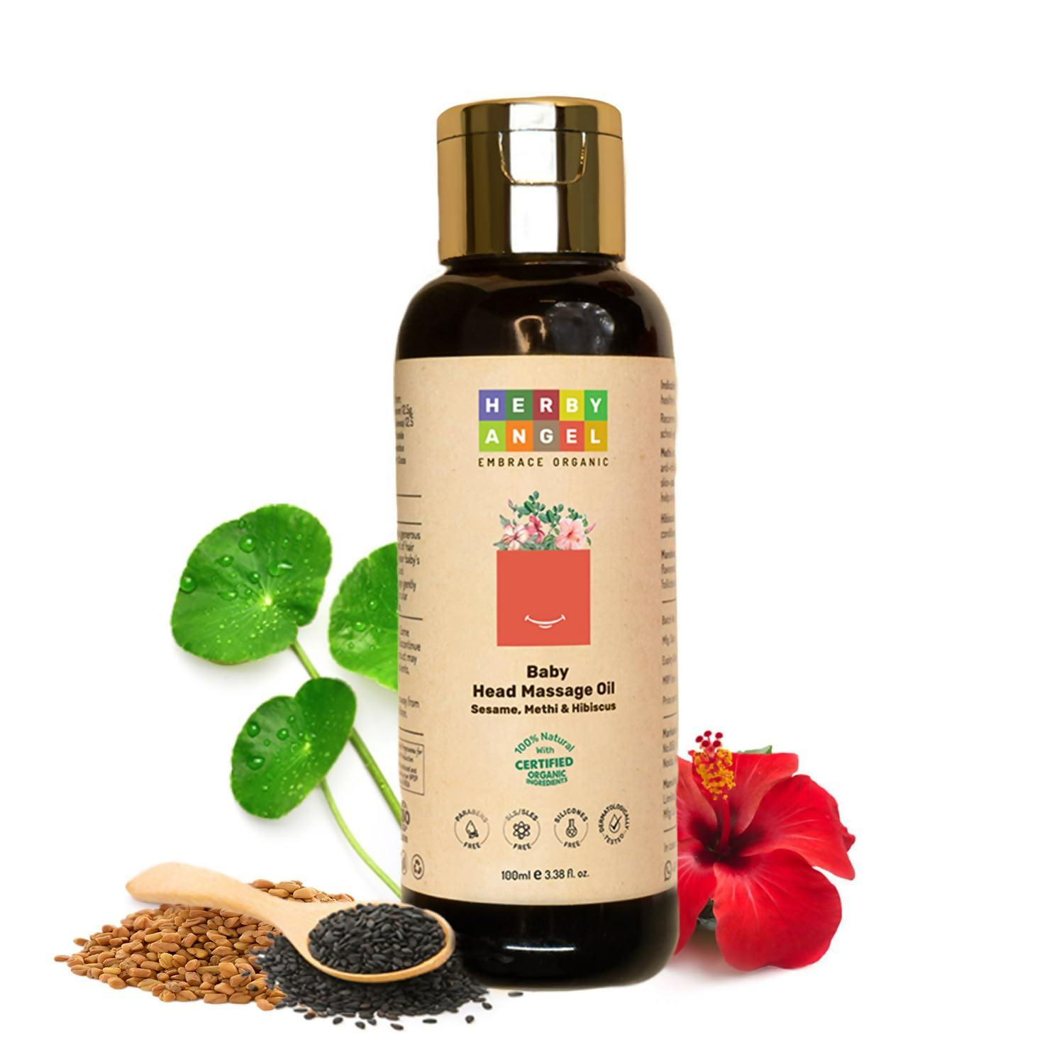 Herby Angel Head Massage Oil For Babies And Kids | Grocsy