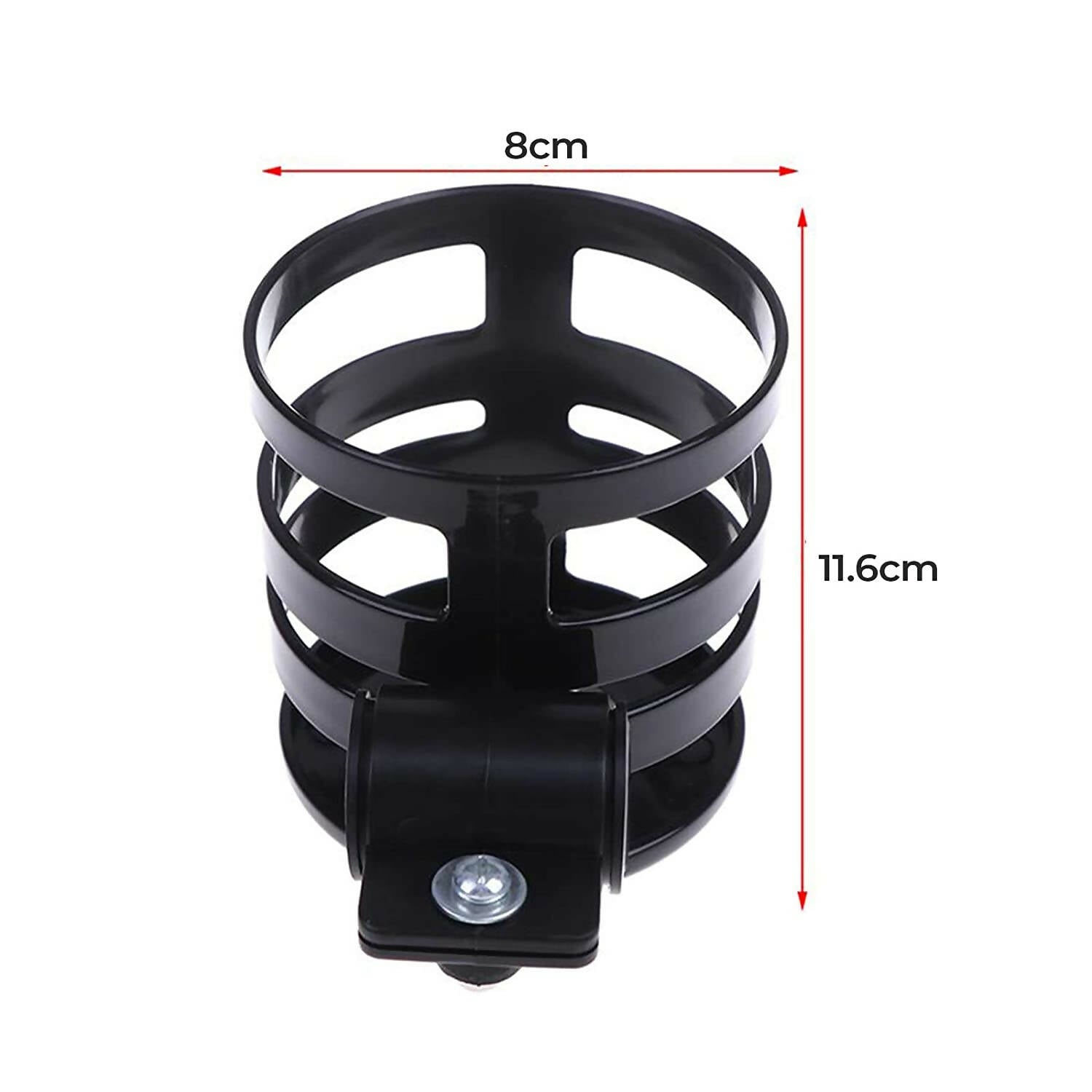 Safe-O-Kid Universal Stroller Cup Holder, Carrying Milk Bottle, Stroller/Pram For Baby, Black | Grocsy