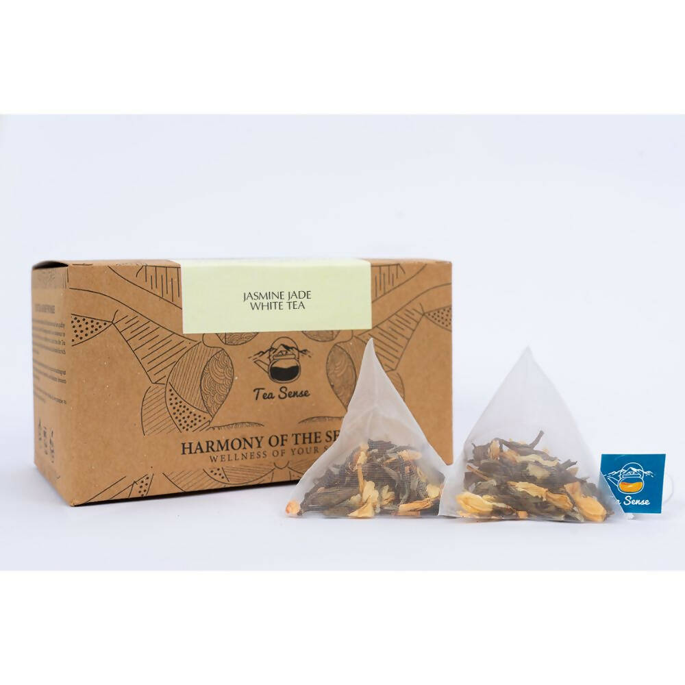 Tea Sense Jasmine White Tea Bags Box | Grocsy