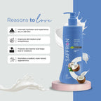 VI-JOHN Saffron Natural Fairness Body Lotion Coconut Milk Deep Hydration & Radiant Glow For All Skin Types | Grocsy