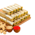 Ganesha Minimal Style Rakhi And Kaju Rolls Box | Grocsy