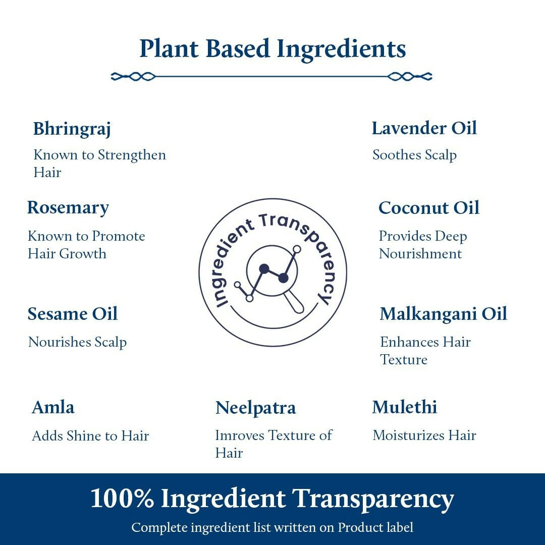 Blue Nectar Briganantadi Rosemary Hair Nourishment Oil | Grocsy