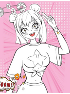 Dreamland Publications Colour Your Own Manga Book 1 With Free Manga Colouring Poster For Kids | Grocsy