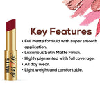 Jaquline USA Jusa Amour Matte Lipstick - Intimate 05 | Grocsy