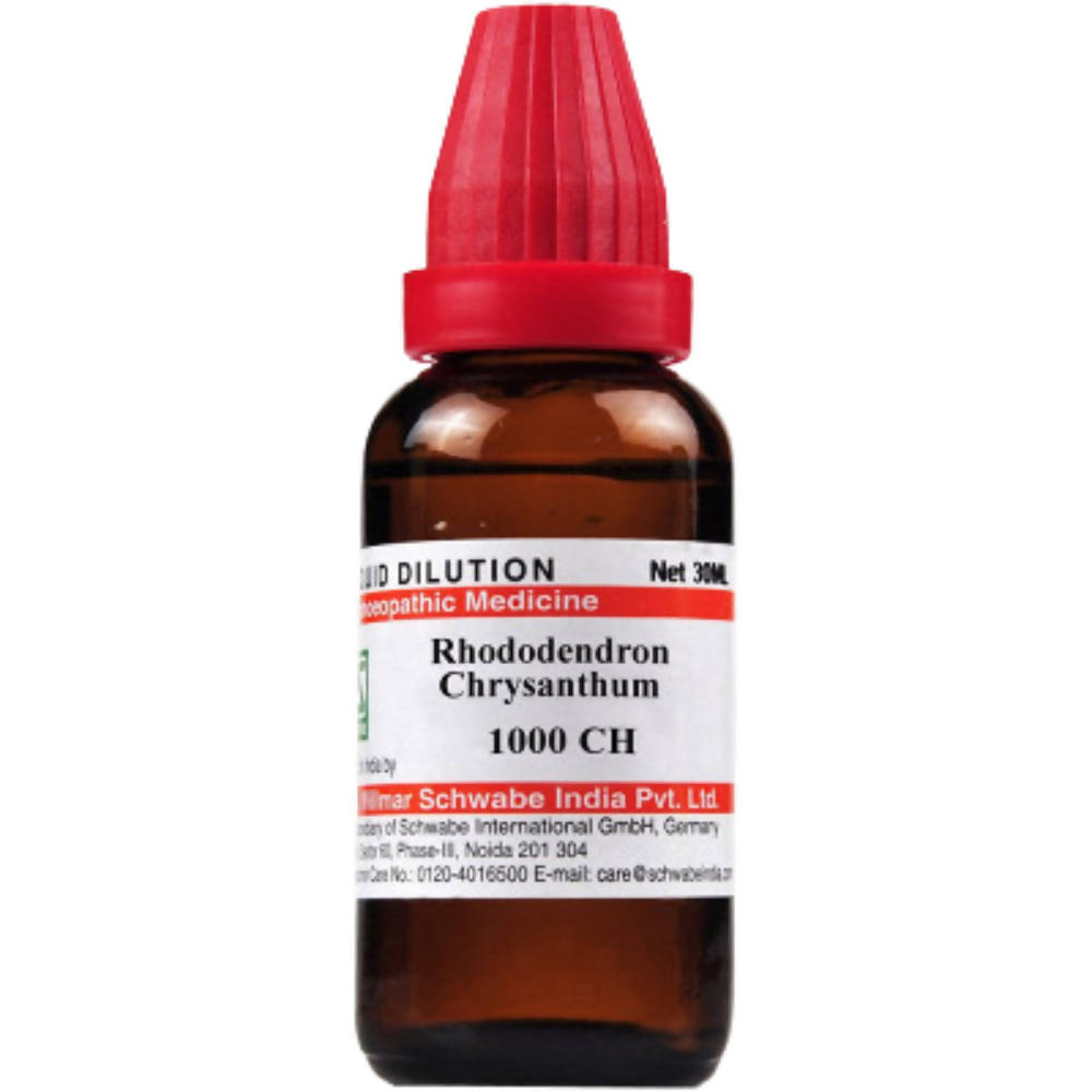 Dr. Willmar Schwabe India Rhododendron Chrysanthum Dilution | Grocsy