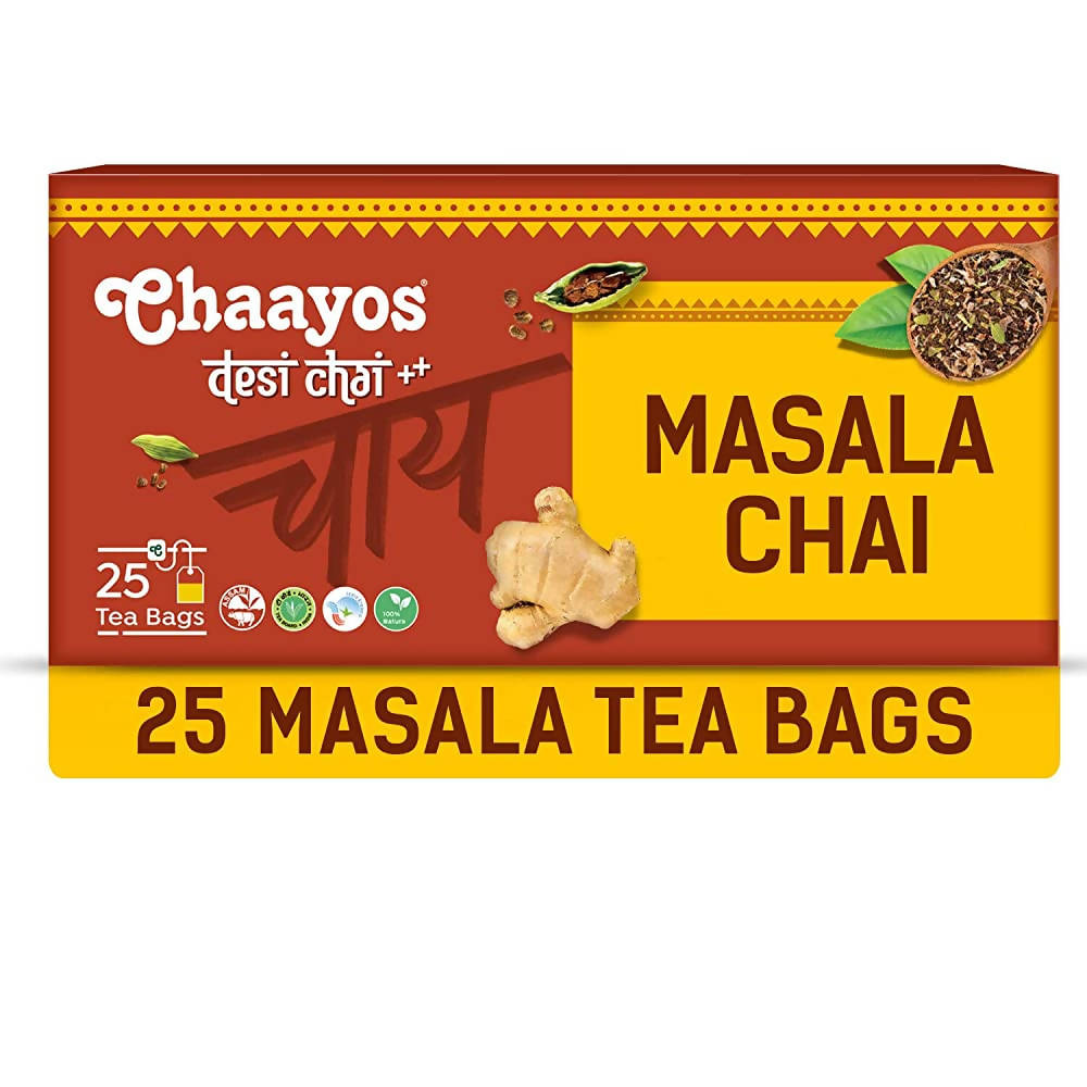 Chaayos Masala Chai Tea Bags | Grocsy