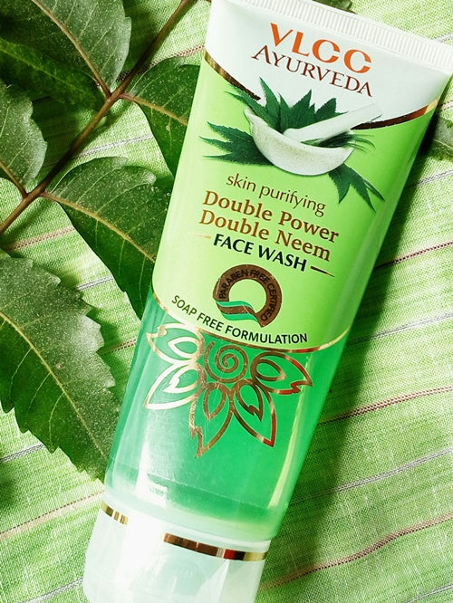 VLCC Double Power Double Neem Skin Purifying Face Wash | Grocsy
