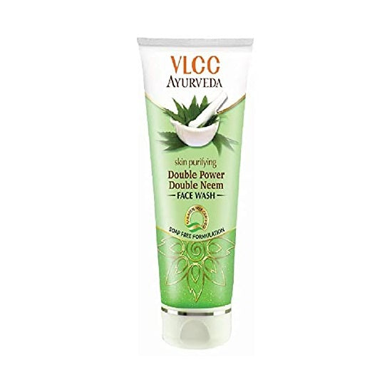 VLCC Double Power Double Neem Skin Purifying Face Wash | Grocsy
