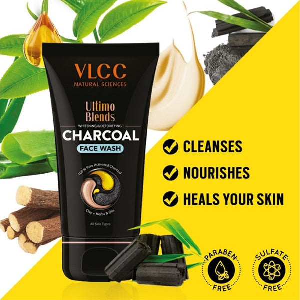 VLCC Ultimo Blends Charcoal Face Wash | Grocsy
