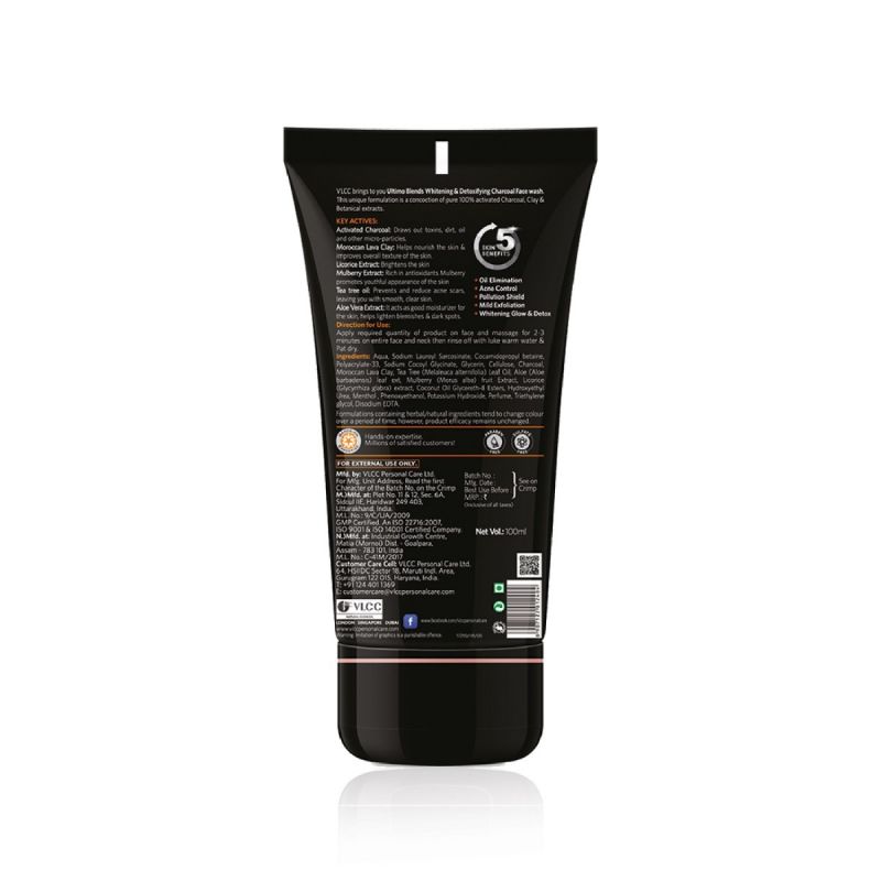 VLCC Ultimo Blends Charcoal Face Wash | Grocsy