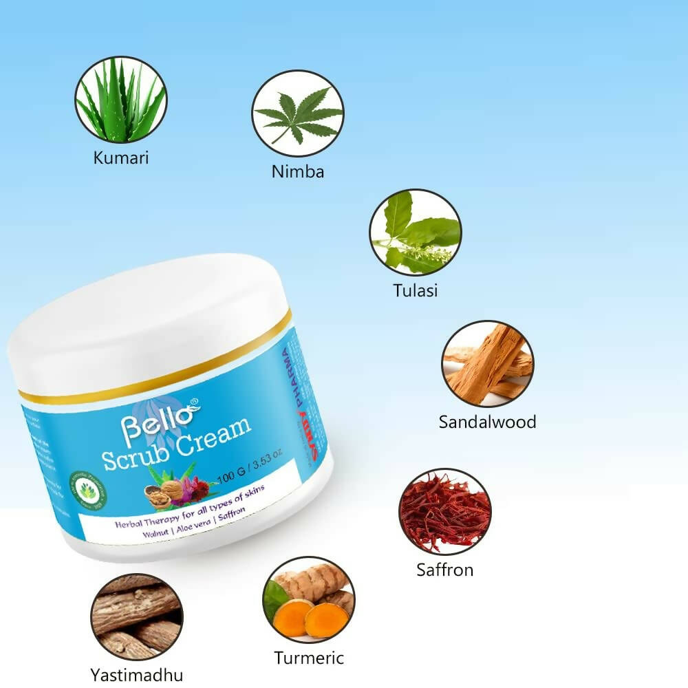Bello Herbals Scrub Cream | Grocsy