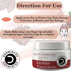 Dermistry Nourishing Cocoa Butter Lip Balm & Coffee Lip Scrub | Grocsy