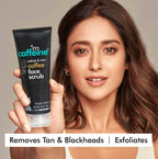 mCaffeine Naked & Raw Coffee Face Scrub with Walnut for Fresh Glow | Grocsy