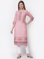 Myshka Multi Color Cotton Printed Kurta | Grocsy