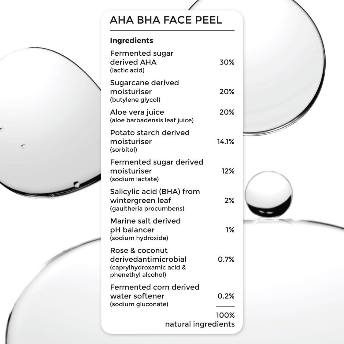 Brillare 30% AHA + 2% BHA Face Peeling Solution Glowing Smooth Blemish-Free Skin | Grocsy