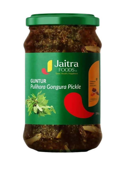 Jaitra Foods Guntur Pulihora Gongura Pickle | Grocsy