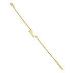 trueBrowns X Voylla Gold-Toned 'Bhai' Bracelet Rakhi With Roli Chaawal Pack | Grocsy