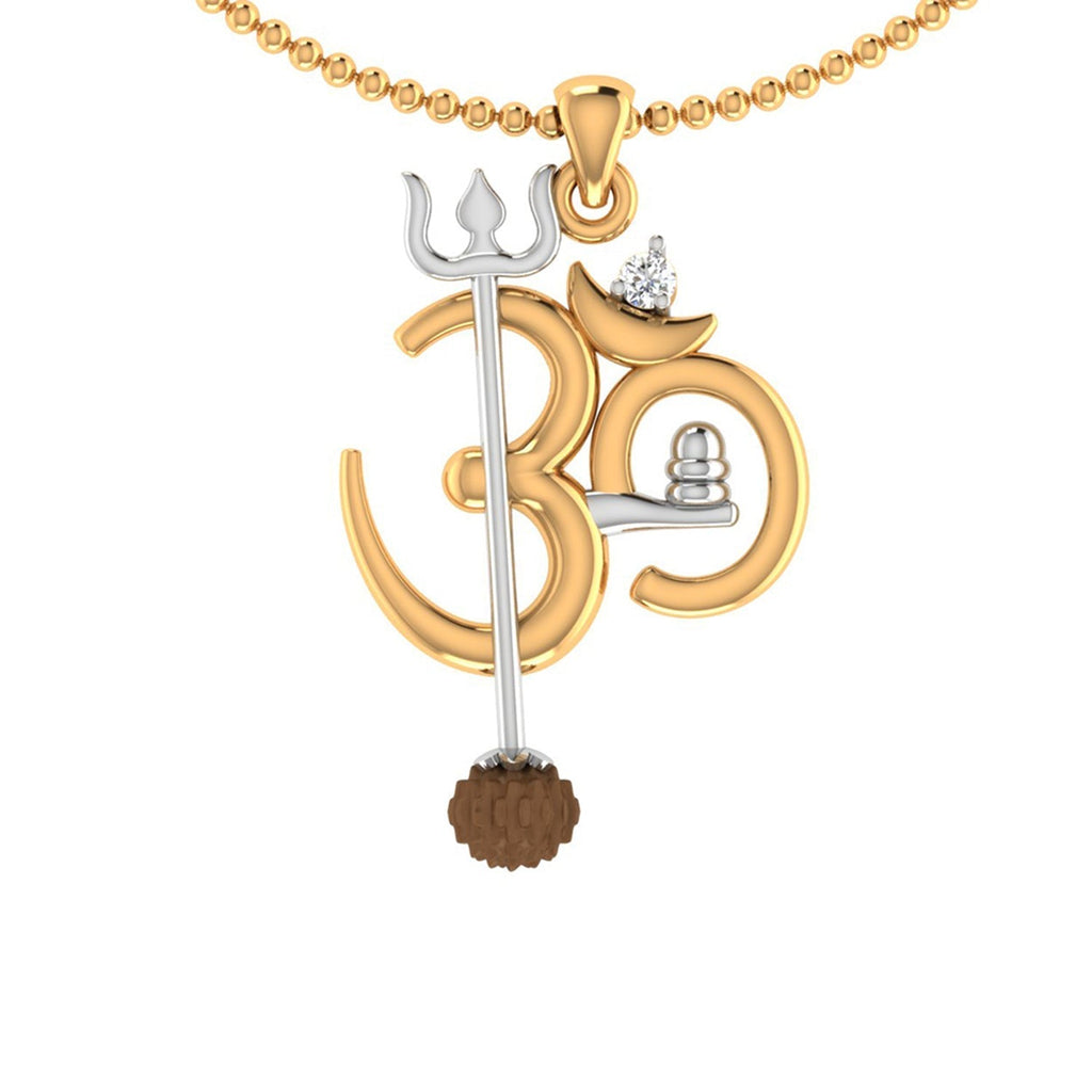 trueBrowns X Voylla OM' Design with Rudraksh Rakhi-Pendant | Grocsy