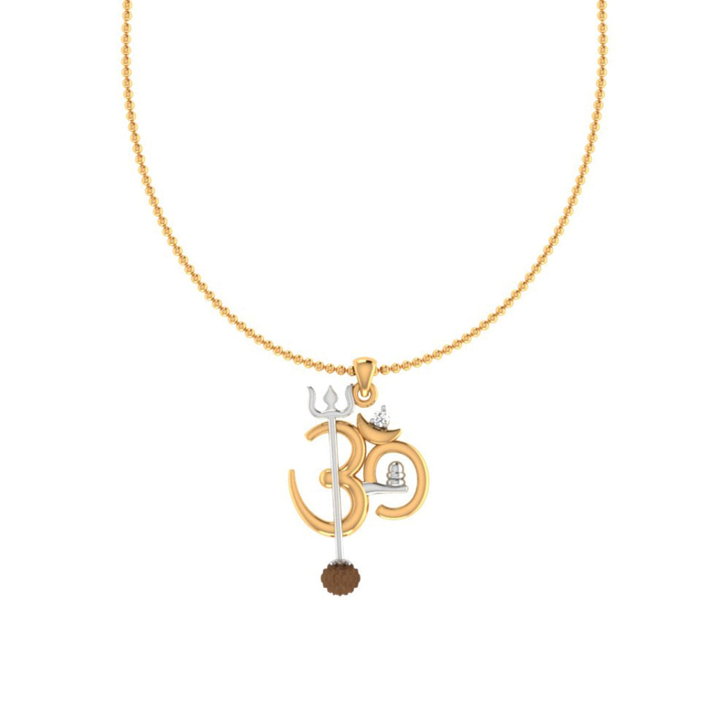 trueBrowns X Voylla OM' Design with Rudraksh Rakhi-Pendant | Grocsy