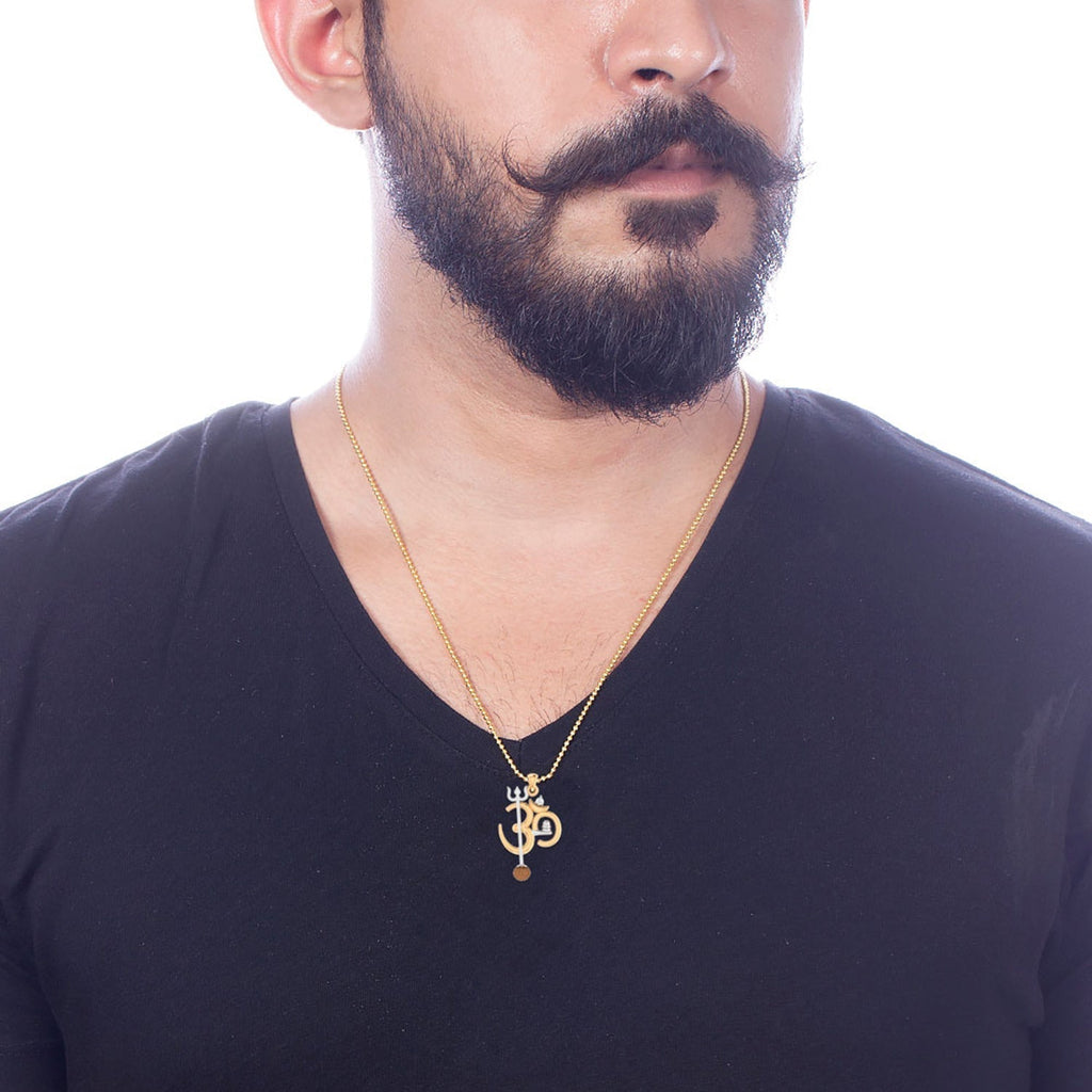 trueBrowns X Voylla OM' Design with Rudraksh Rakhi-Pendant | Grocsy