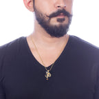 trueBrowns X Voylla OM' Design with Rudraksh Rakhi-Pendant | Grocsy