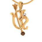 trueBrowns X Voylla Rudraksha Studded 'OM' Rakhi-Pendant | Grocsy