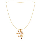 trueBrowns X Voylla Rudraksha Studded 'OM' Rakhi-Pendant | Grocsy