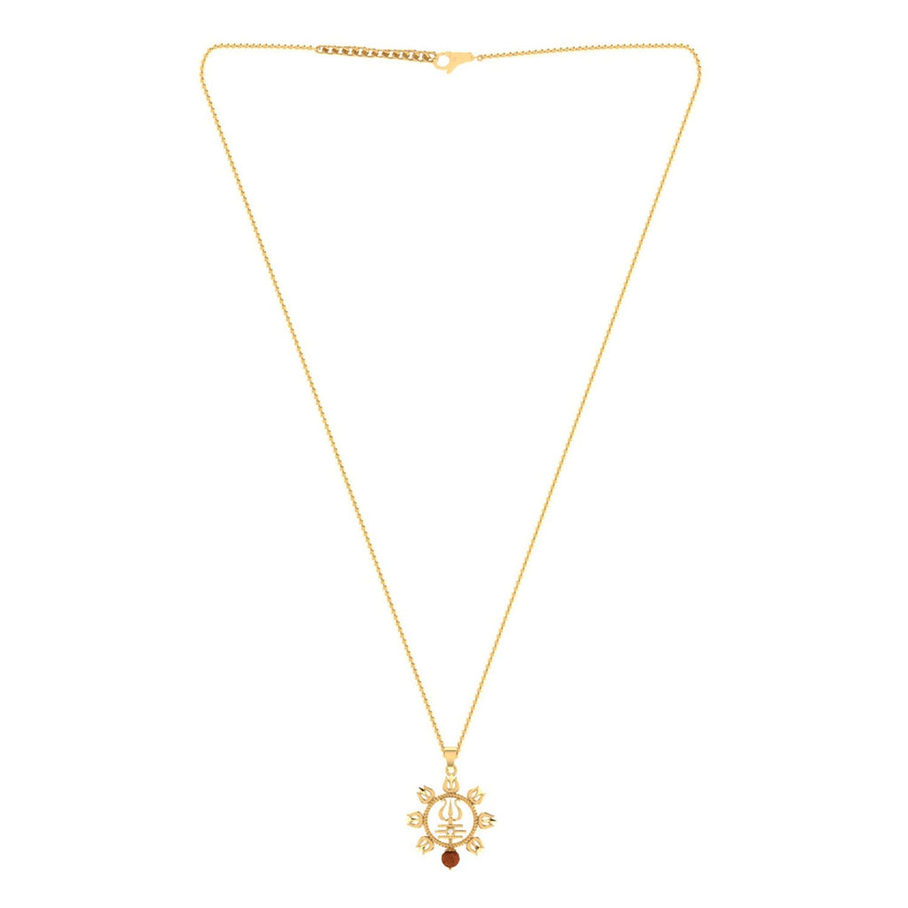 trueBrowns X Voylla Rudraksha Studded Trishul Rakhi-Pendant | Grocsy
