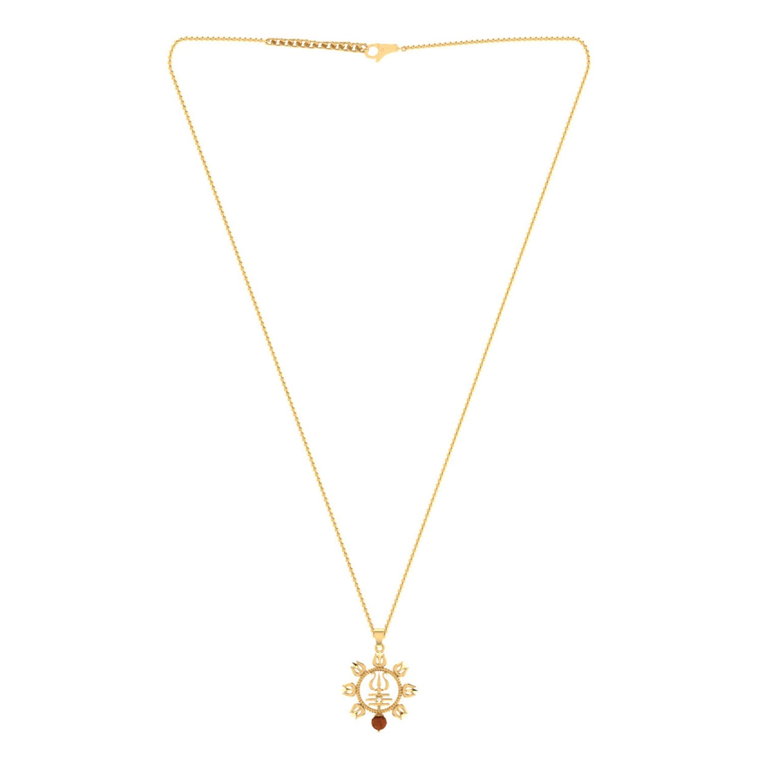 trueBrowns X Voylla Rudraksha Studded Trishul Rakhi-Pendant | Grocsy