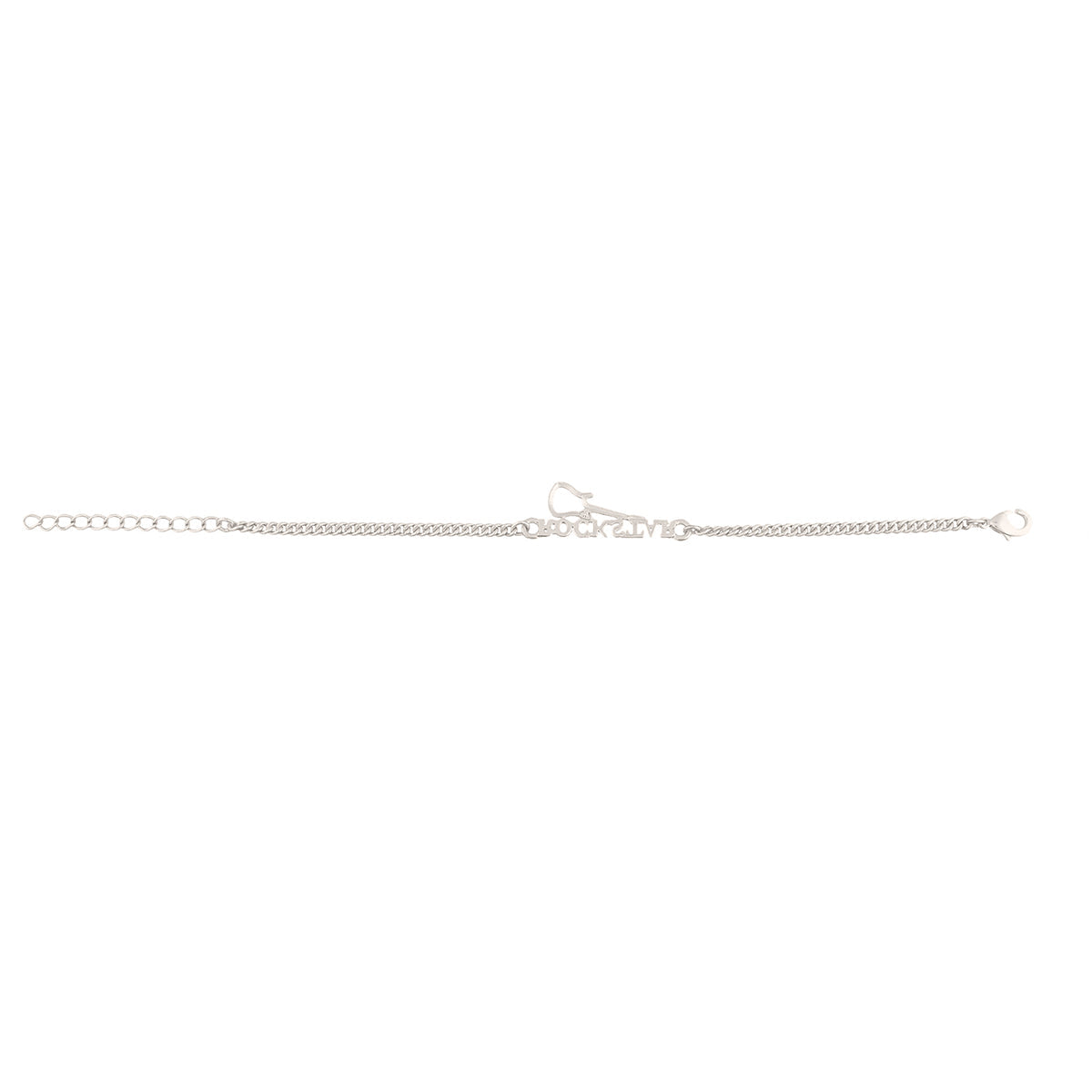 trueBrowns Stylish ROCKSTAR Silver Tone Bracelet Rakhi | Grocsy