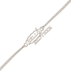 trueBrowns X Voylla Stylish Hello Brother Silver Tone Bracelet Rakhi | Grocsy
