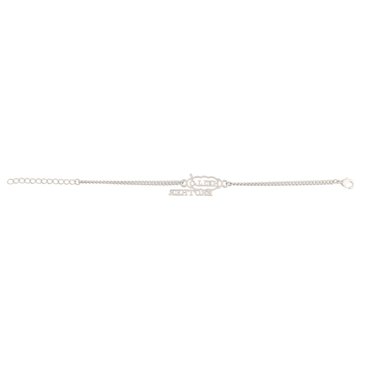 trueBrowns X Voylla Stylish Hello Brother Silver Tone Bracelet Rakhi | Grocsy