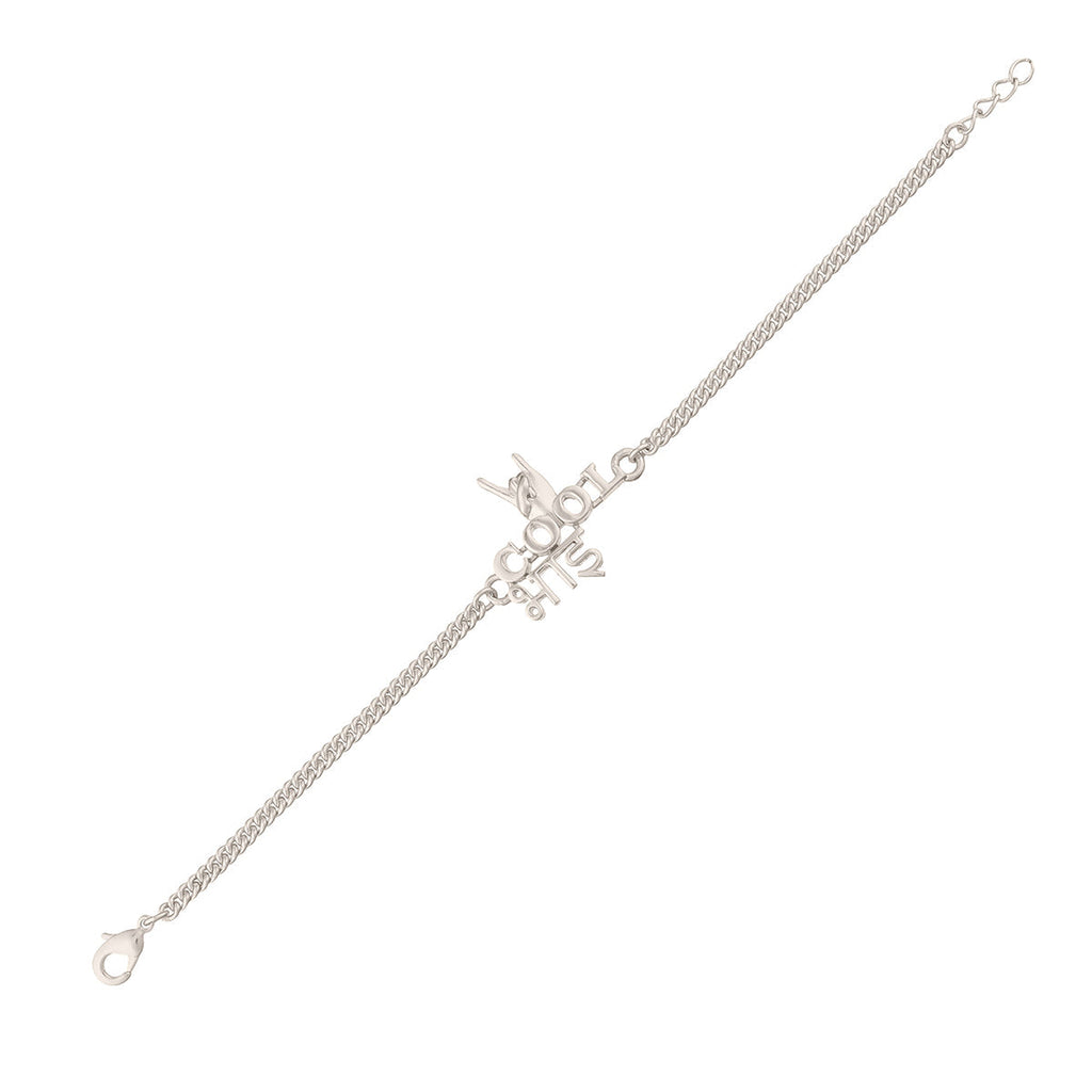trueBrowns Cool Bhai Silver Tone Rakhi | Grocsy