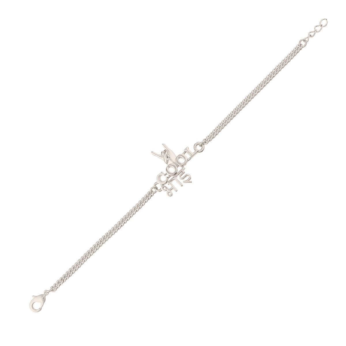 trueBrowns Cool Bhai Silver Tone Rakhi | Grocsy